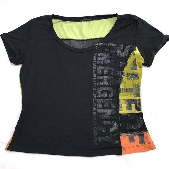 Pianurastudio Made in Italy Vintage Mesh Crop top - Picture 3 of 7